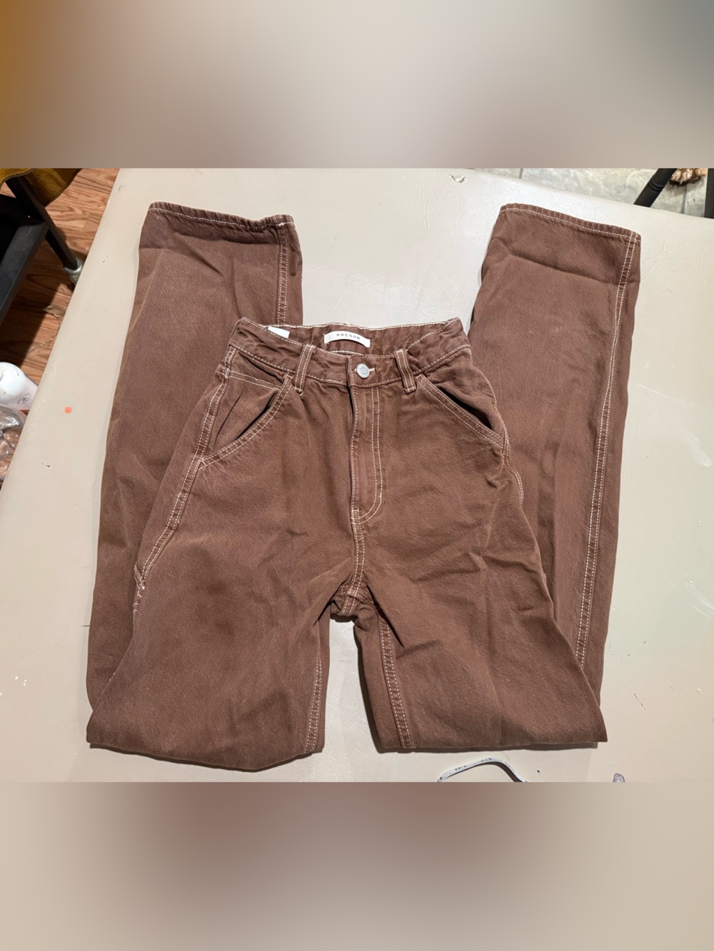 Pacsun Brown 90’s Boyfriend Carpenter Pants size 22